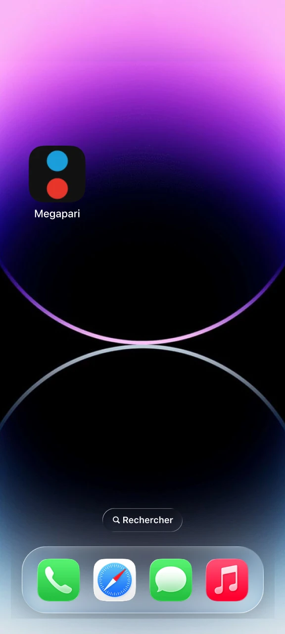 Lancez le raccourci Megapari et commencez à jouer facilement.