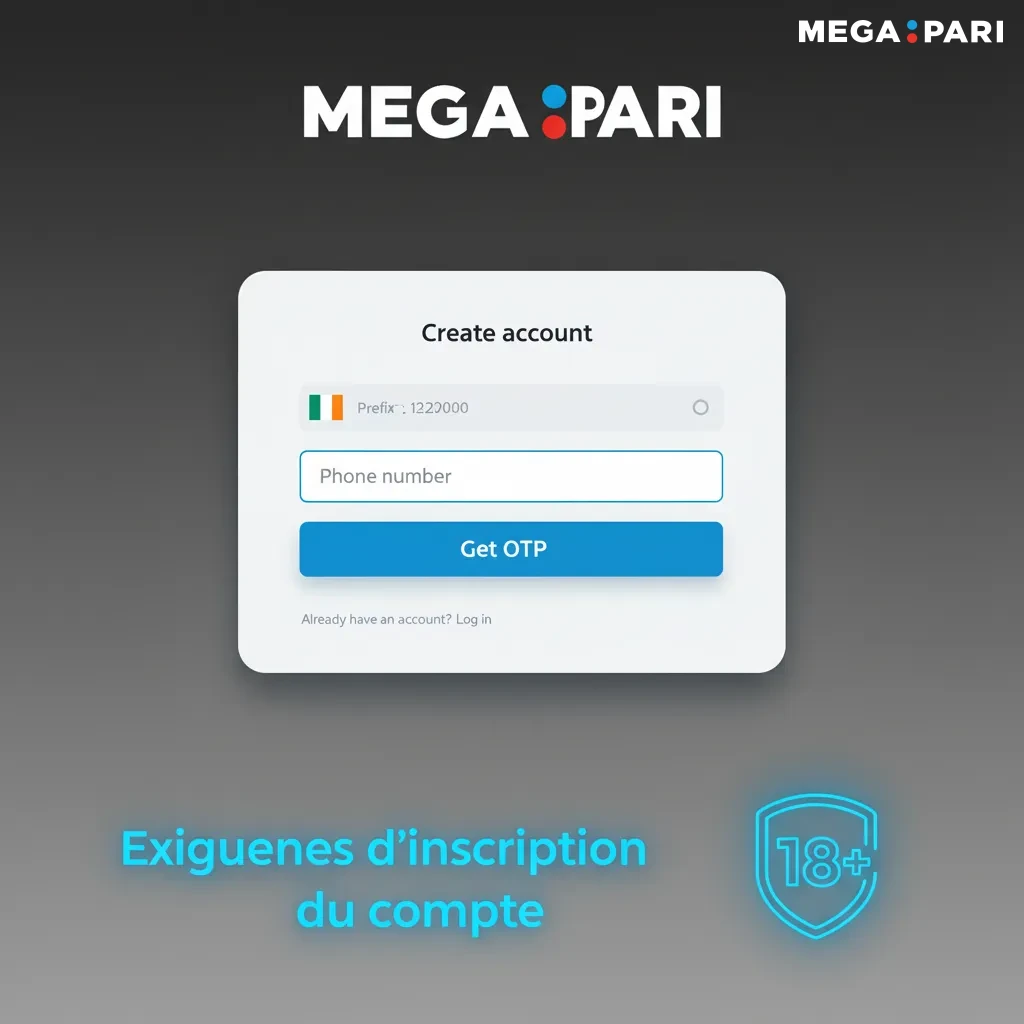 Règles d’inscription: 18+, un seul compte, données exactes, contact ivoirien, KYC, accepter CGU et confidentialité.