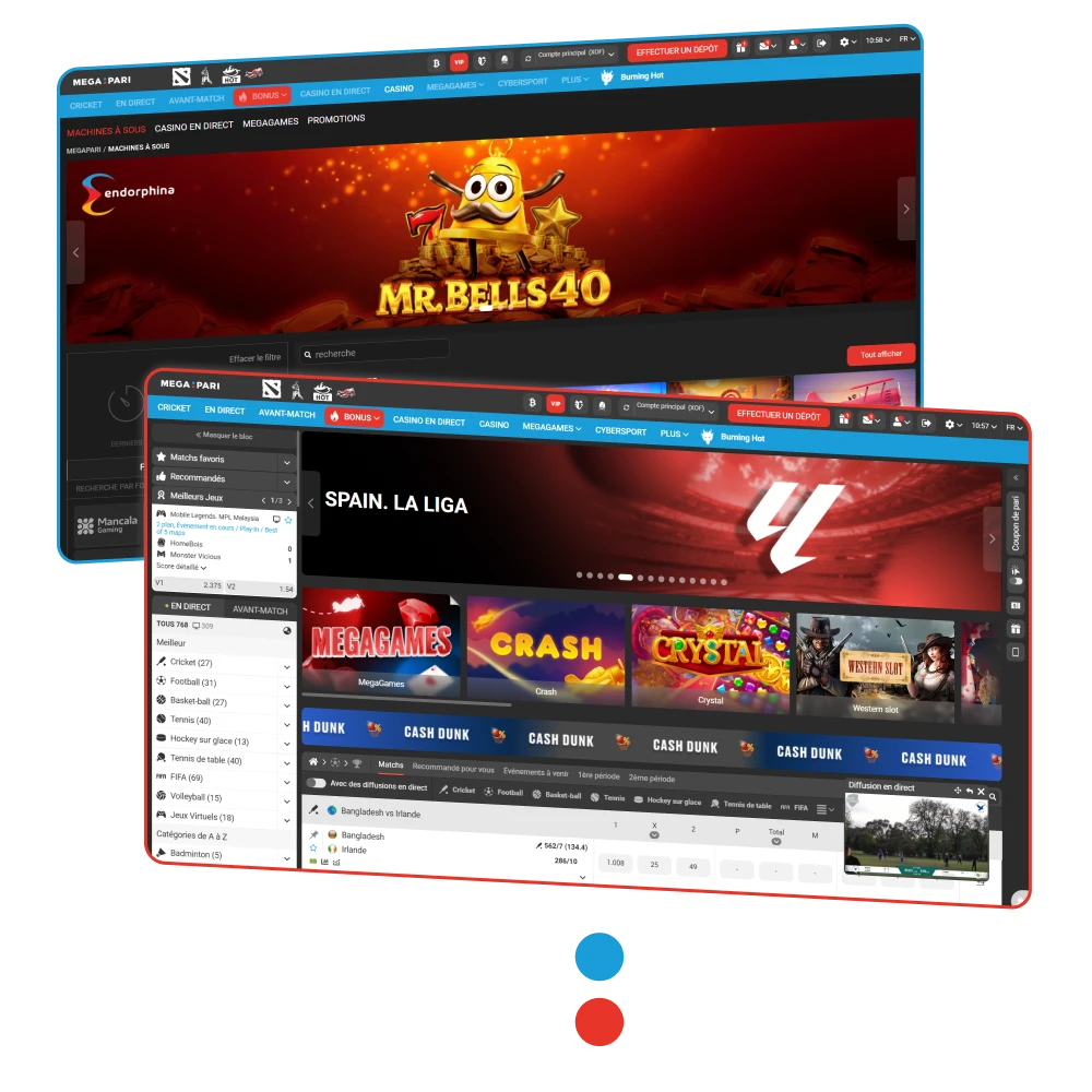 Rejoignez la plateforme officielle Megapari en Côte d'Ivoire.