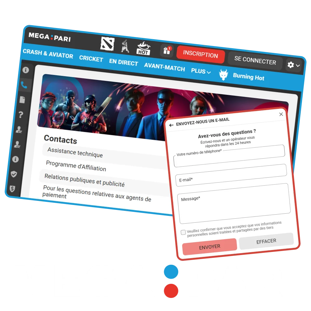 Présentation des différentes solutions d'assistance disponibles pour les utilisateurs de la plateforme Megapari.