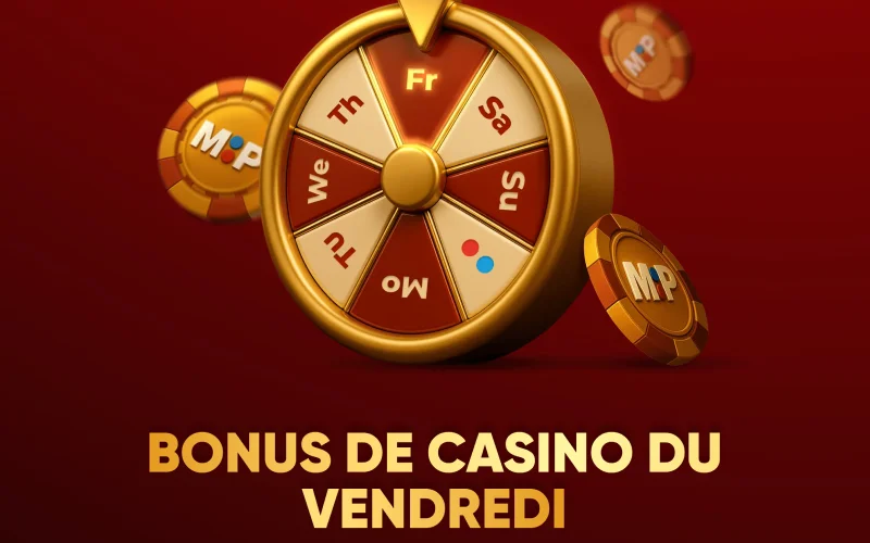 Une promotion qui vous permet de recevoir des bonus tous les vendredis en jouant au casino Megapari.