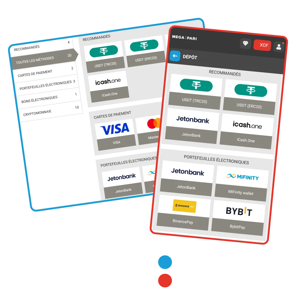 Découvrez toutes les méthodes et les subtilités liées aux dépôts et aux retraits de fonds sur le site web de Megapari.